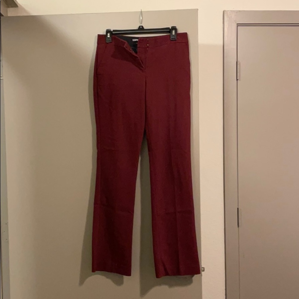 Red express work pants